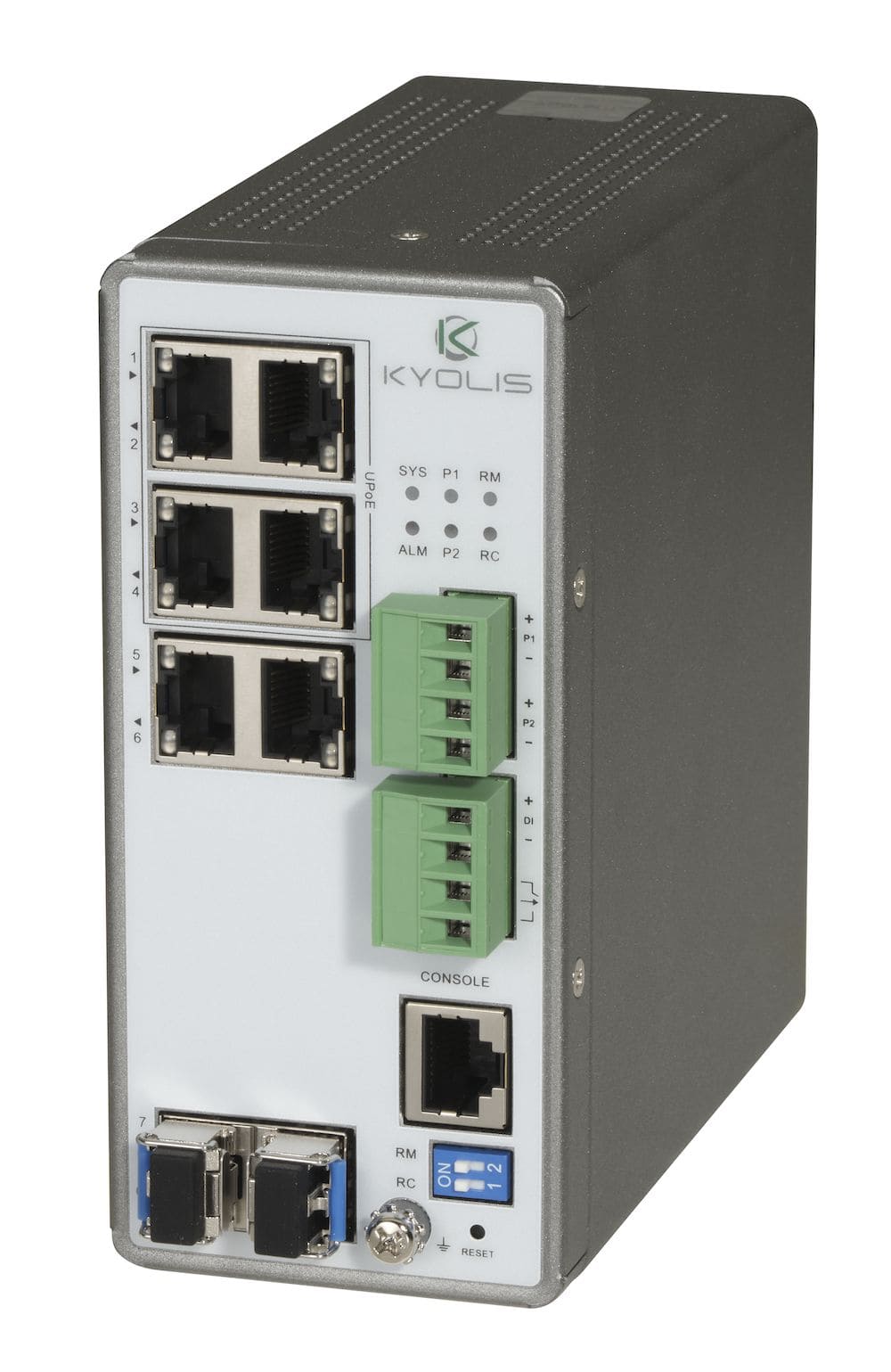 switch-industriel-ethernet-gigabit-8-ports-administrables-L2-SO862MU-injecteur-PoE-PoE-kyolis